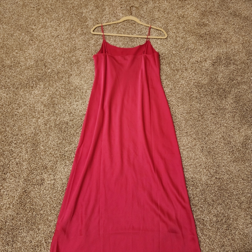 Jcrew Gywneth Slip Dress Hot Pink - Picture 3 of 7